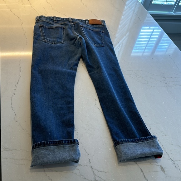 100% authentic Gucci Jeans 👖with Gucci red and green trim on cuffs - Picture 5 of 14